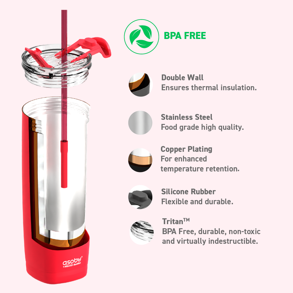 asobu-red-aqualina-tumbler-20oz-isolierbecher image 4