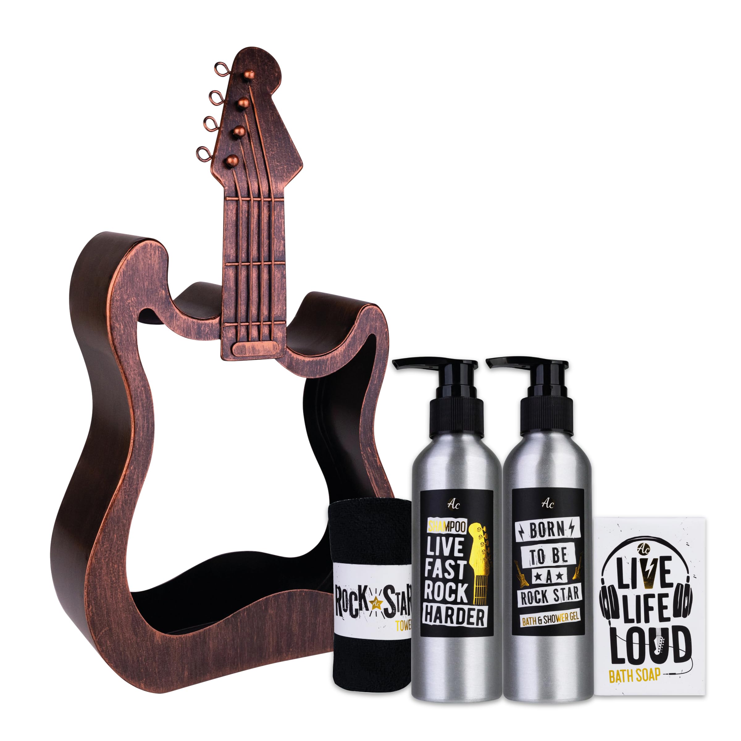 accentra-rockstar-geschenkset-kupfer-gitarre-sandelholz-duft-pflegeset image 2