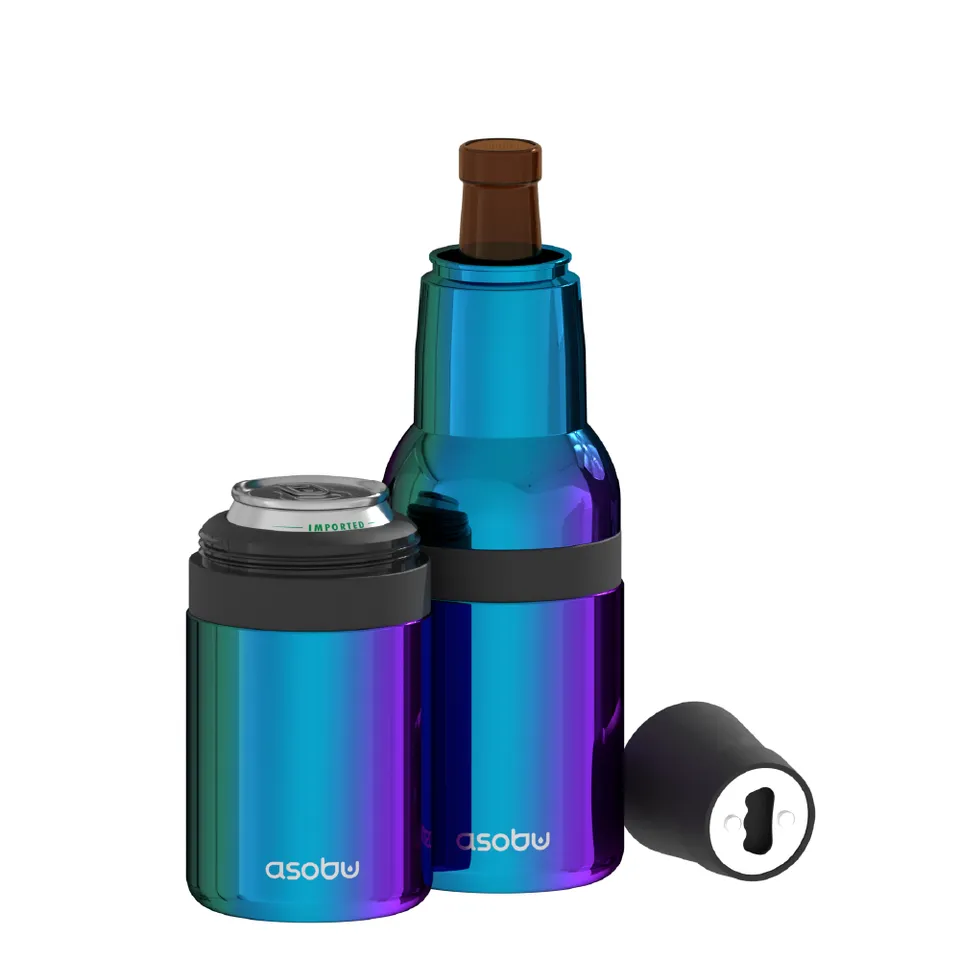 asobu-frosty-beer-2-0-teal-isolierter-flaschen-und-dosenk-hler-mit-ffner image 1