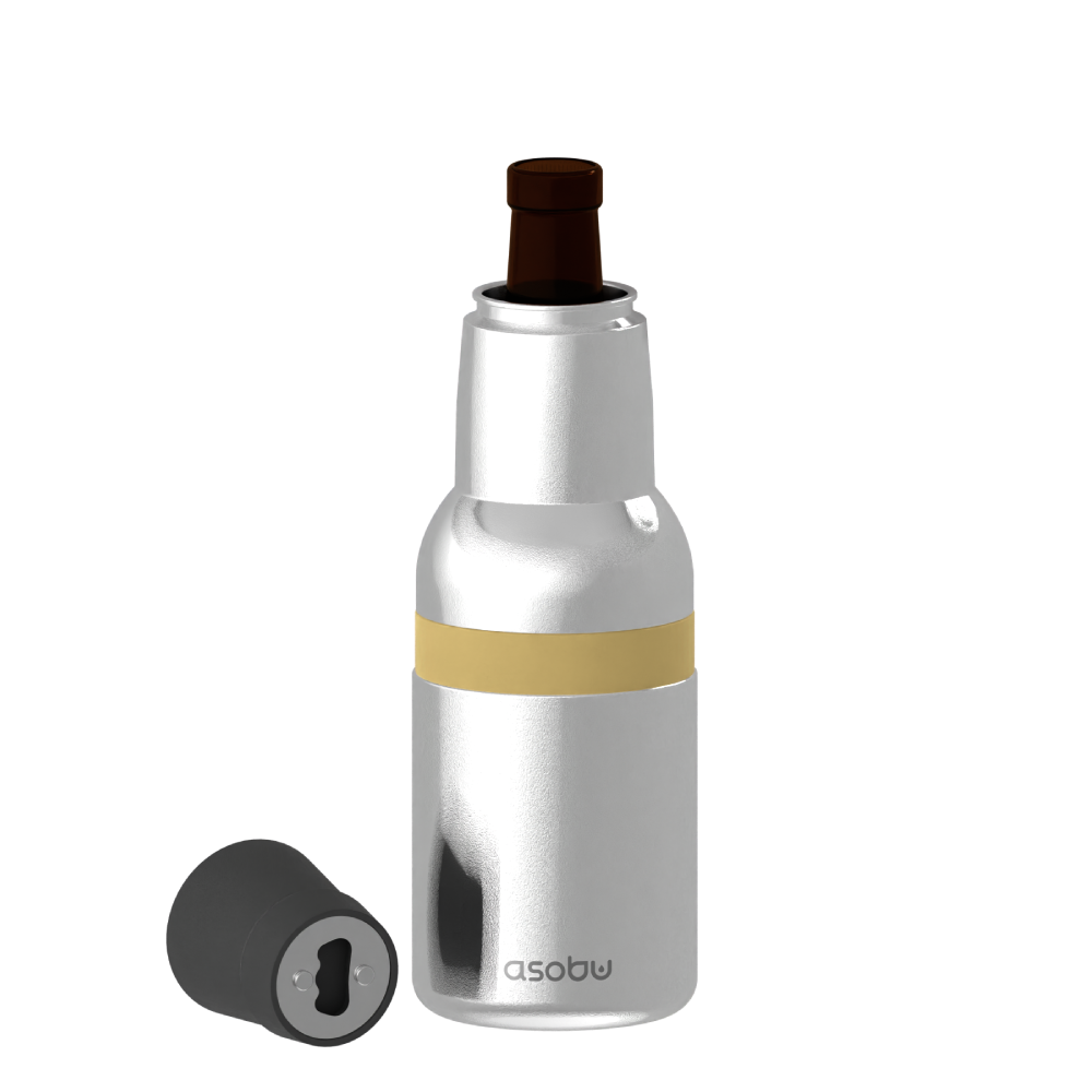 asobu-frosty-beer-2-0-shimmery-silver-flaschen-und-dosenk-hler image 1