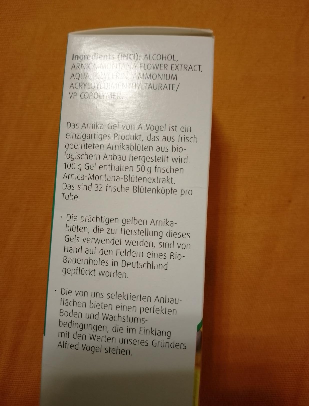 Schon zweite Tube