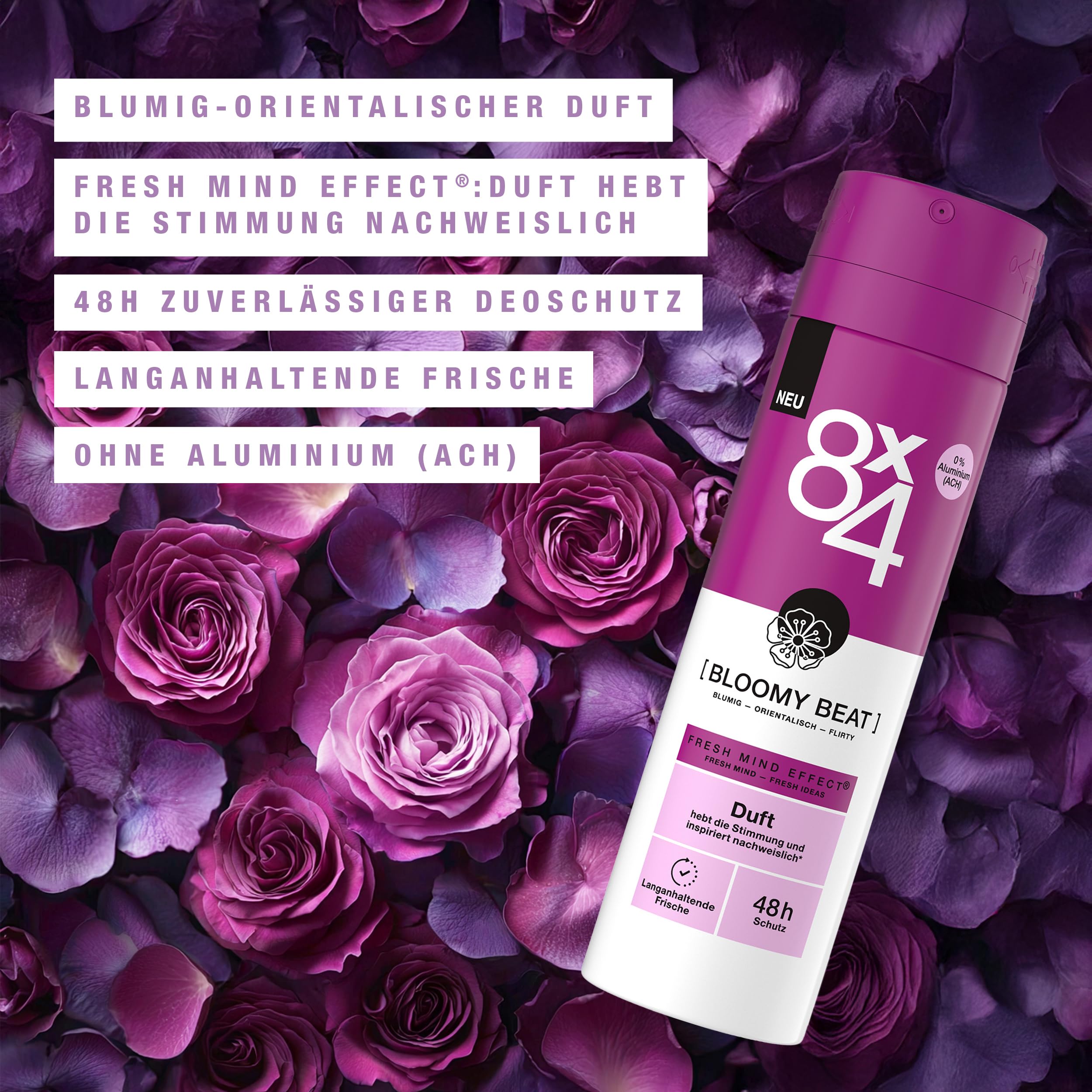 8x4-bloomy-beat-deospray-150-ml-ohne-aluminium image 2