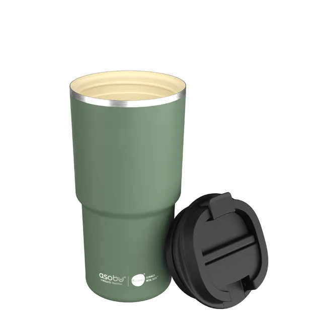 asobu-pick-me-up-kaffeebecher-basil-green-20oz image 1