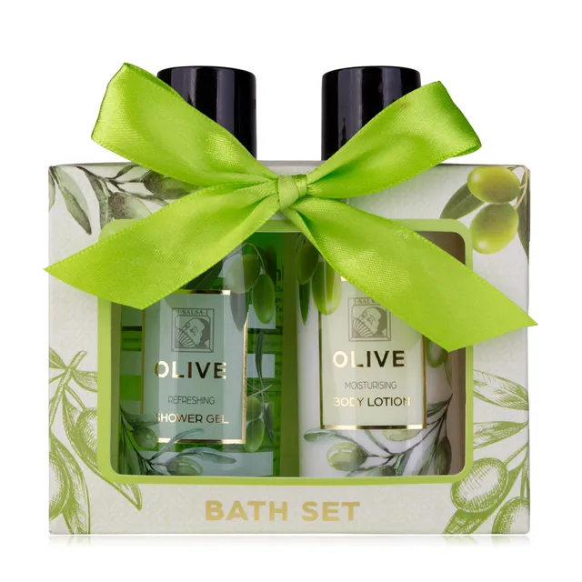 accentra-olive-duschset-frauen-geschenkbox-2-teilig-mit-duschgel-und-bodylotion image 1