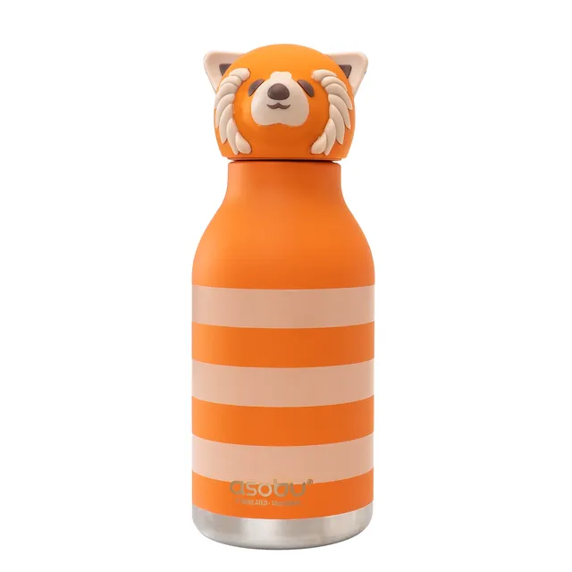asobu-red-panda-bestie-bottle-kinder-trinkflasche-16oz image 1