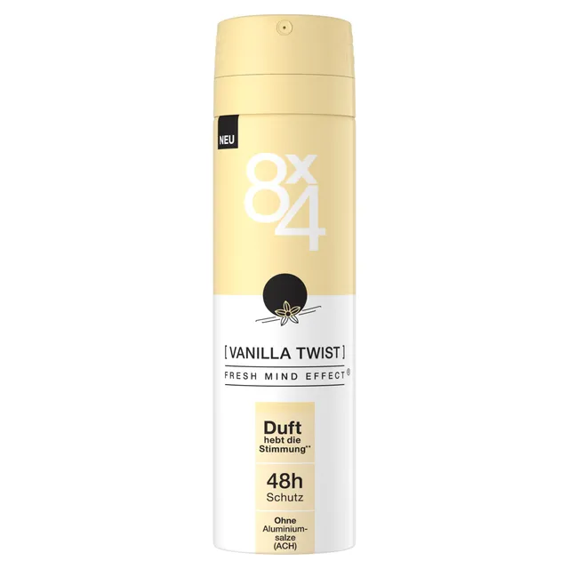 8x4-vanilla-twist-deospray-ohne-aluminium-150-ml-mit-48h-schutz image 1