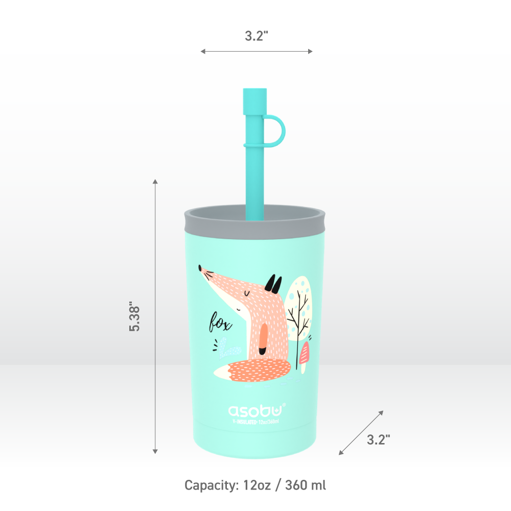 asobu-teal-mini-sippy-isolierte-kinder-trinkflasche-edelstahl-12oz-mit-strohhalm image 6