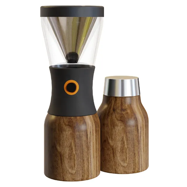 asobu-cold-brew-coffee-maker-natural-wood-32oz-946-ml-isolierte-cold-brew-kanne- image 1