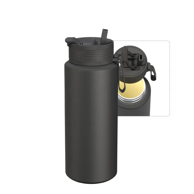 asobu-boulder-black-2-in-1-isolier-trinkflasche-xl image 1