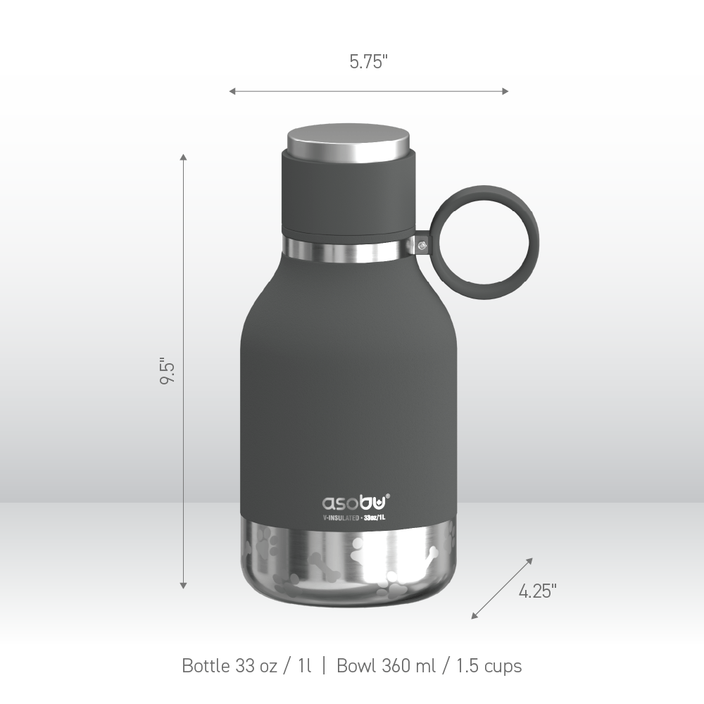 asobu-dog-bowl-bottle-trinkflasche-smoke-mit-napf image 6