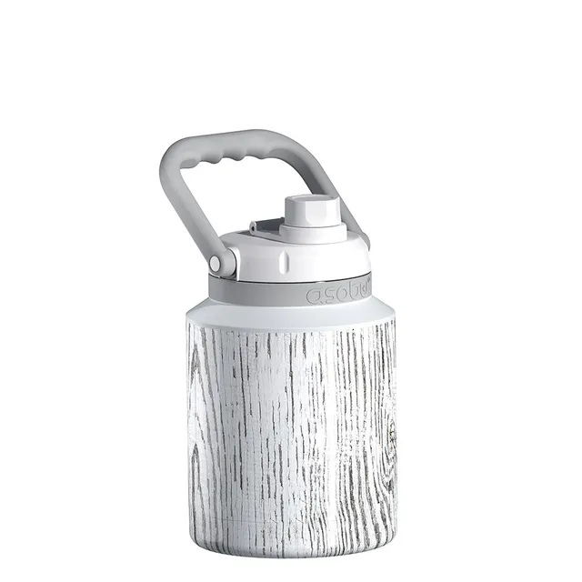 asobu-white-mini-jug-trinkbecher-975-ml-mit-griff-und-pop-up-strohhalm image 1