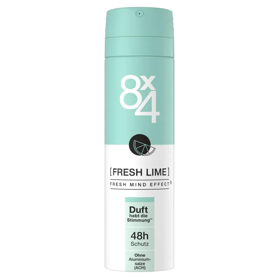 8x4-fresh-lime-deospray-150-ml image 1