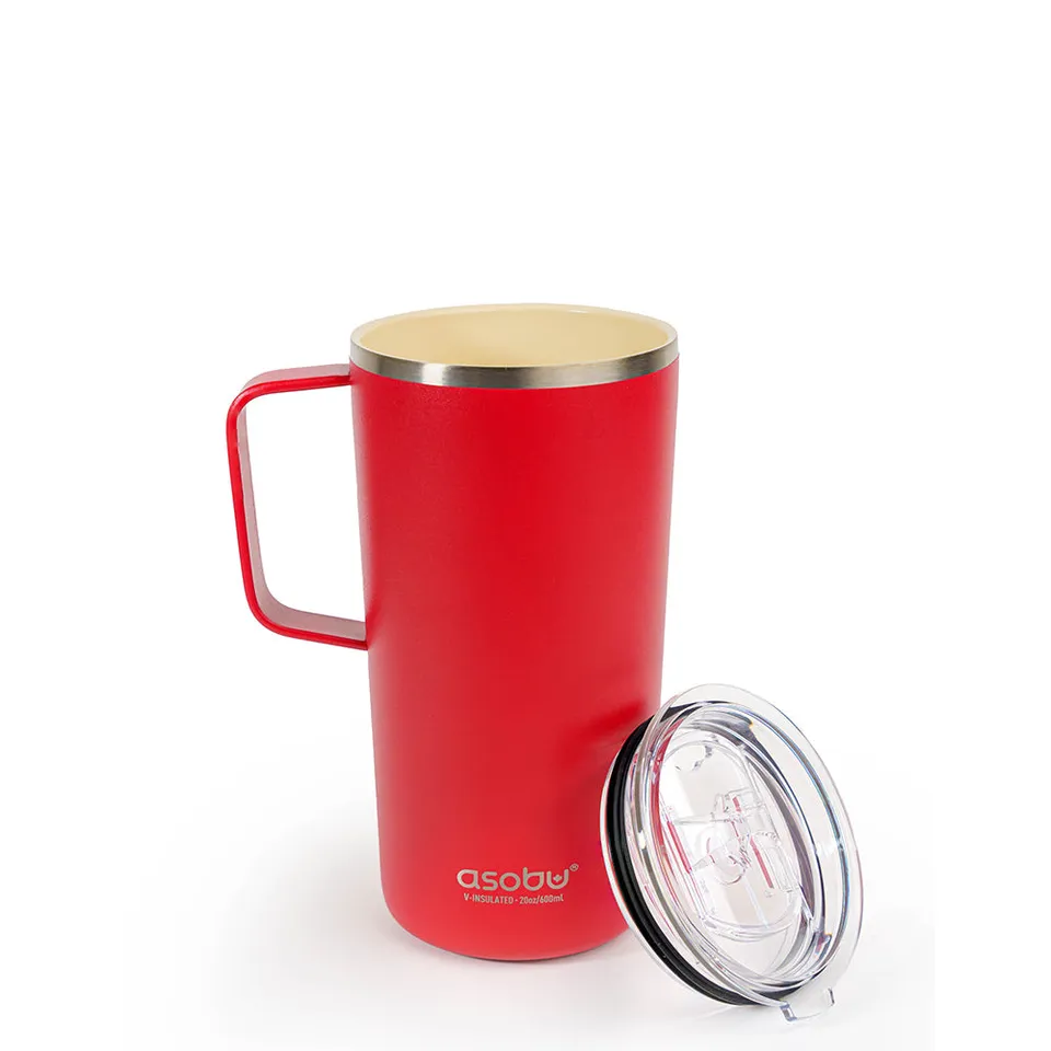 asobu-tower-mug-20oz-kaffeebecher-rot-vakuumisoliert-mit-keramikbeschichtung image 1