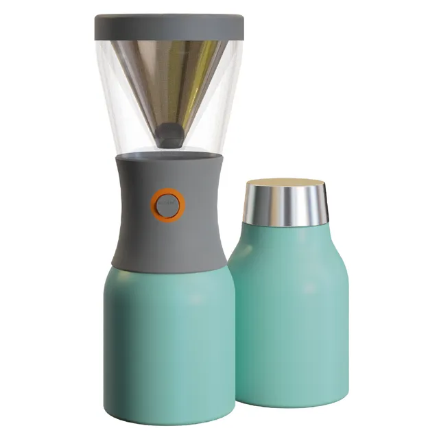 asobu-cold-brew-coffee-maker-teal-32oz-isolierkanne image 1