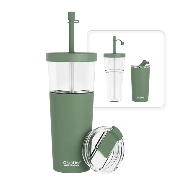 asobu-basil-green-marina-tumbler-2-in-1-17oz image 1