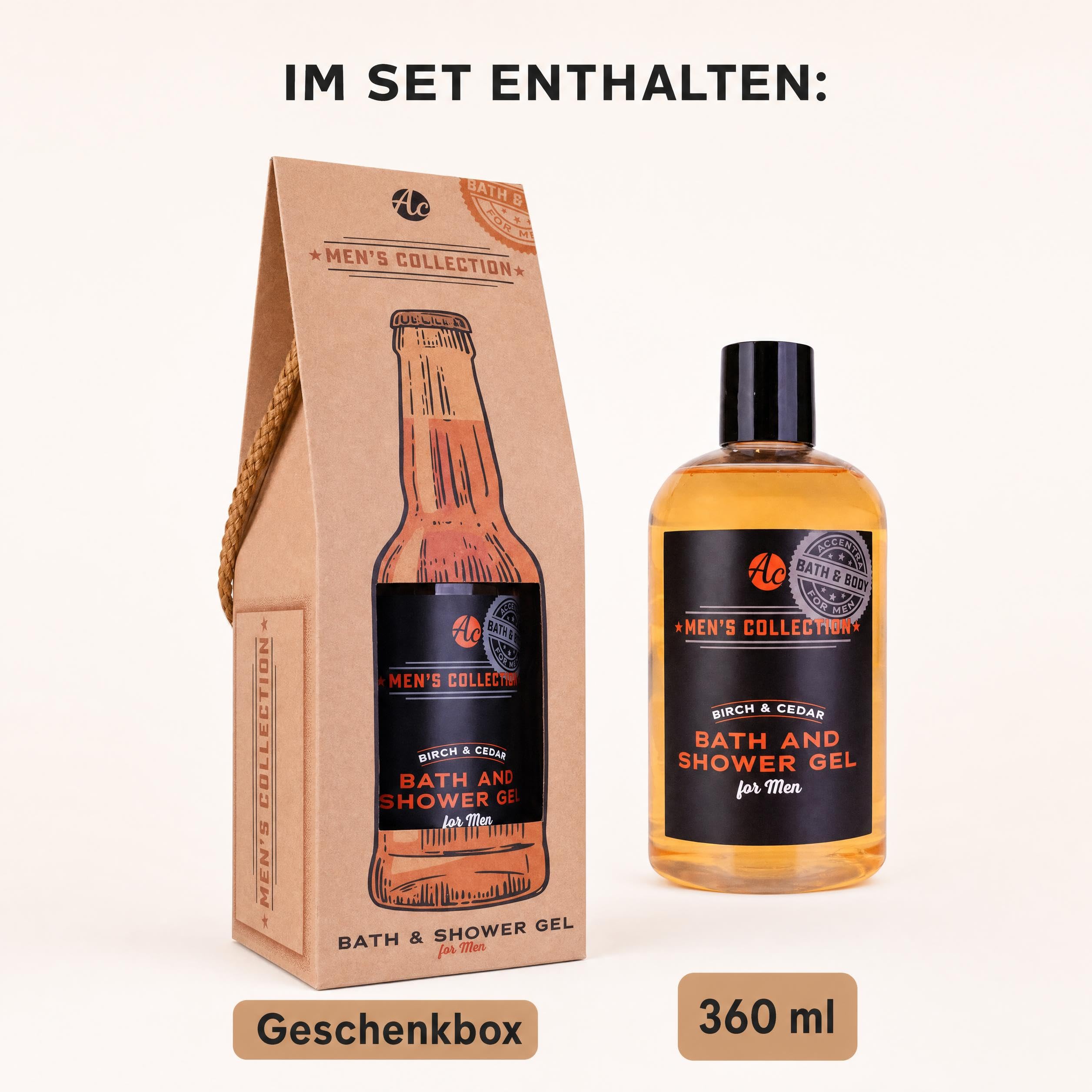 accentra-men-s-collection-bade-und-duschgel-360-ml-bierflasche-braun image 3