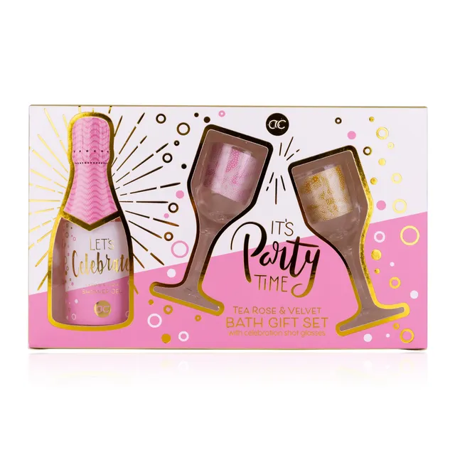 accentra-geschenkset-let-s-celebrate-duschgel-150-ml-2x-sekt-shotglas image 1
