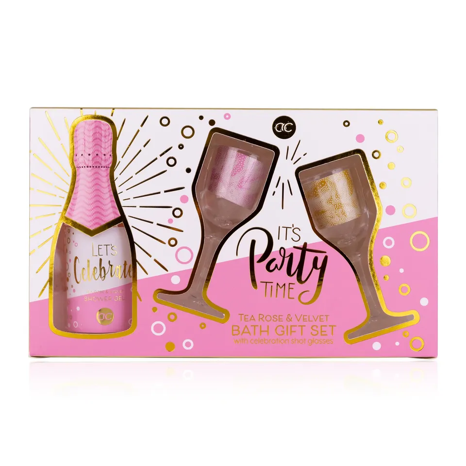 accentra-geschenkset-let-s-celebrate-duschgel-150-ml-2x-sekt-shotglas image 1