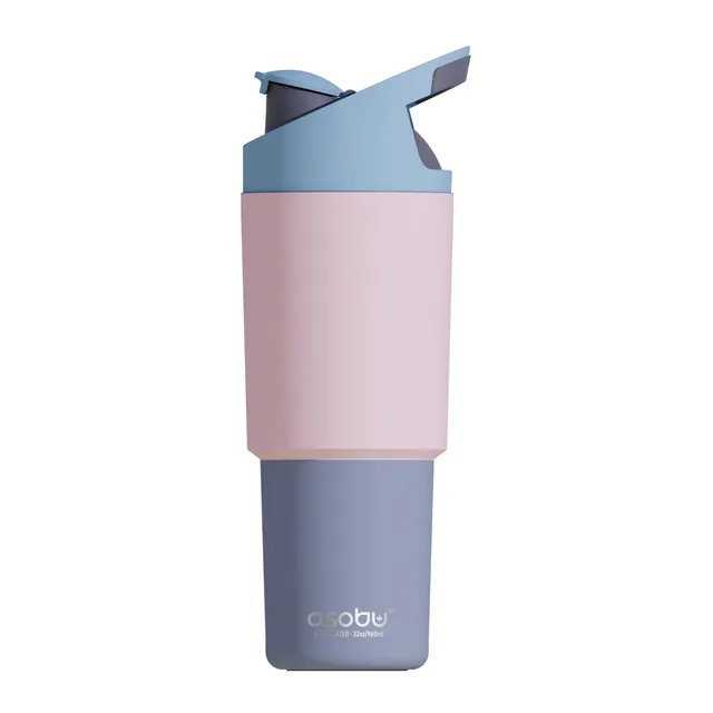 asobu-cosmic-pastel-pink-special-edition-trinkflasche-mit-strohhalm image 1