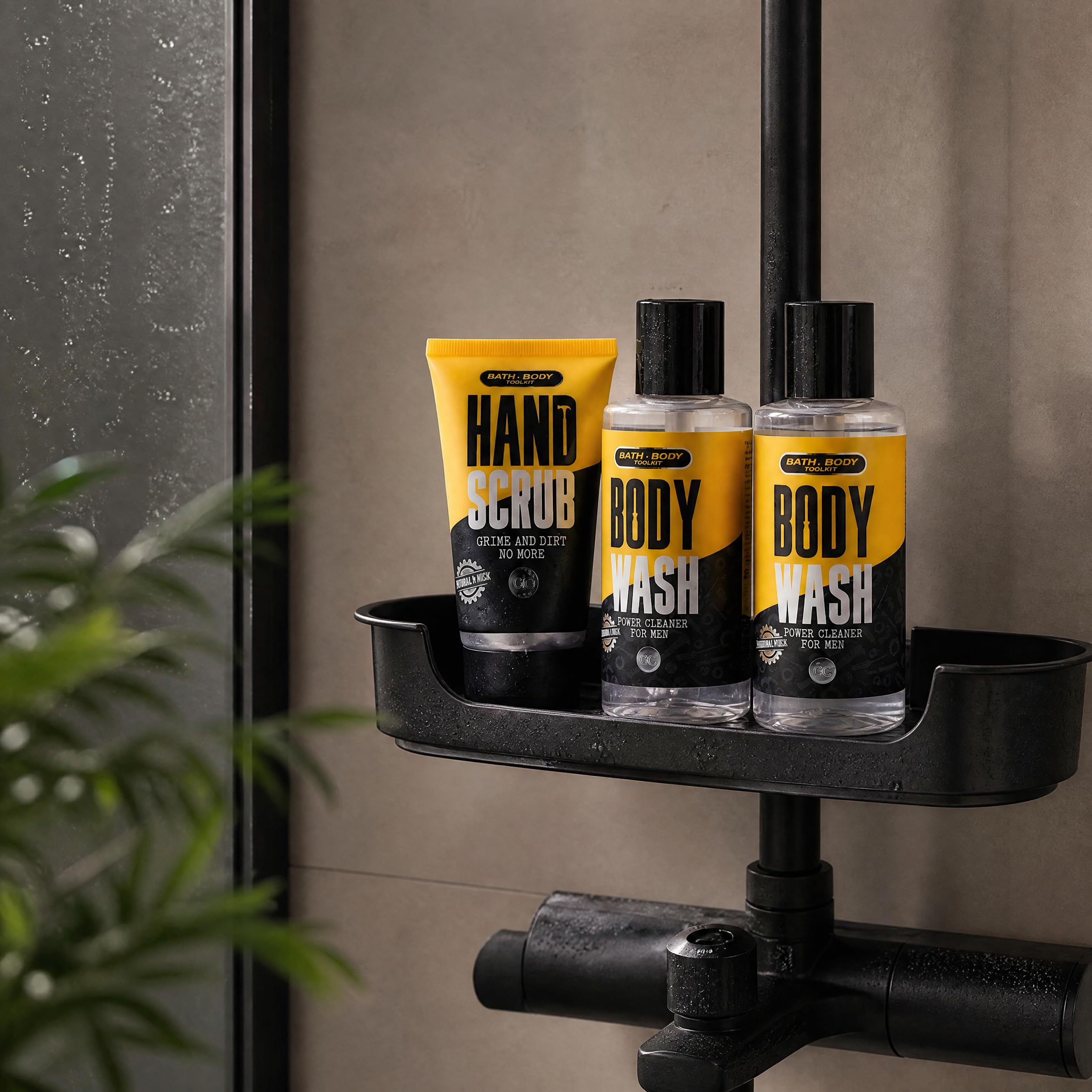 accentra-bath-body-toolkit-geschenkset-herren-in-wanne-gelb-schwarz image 5