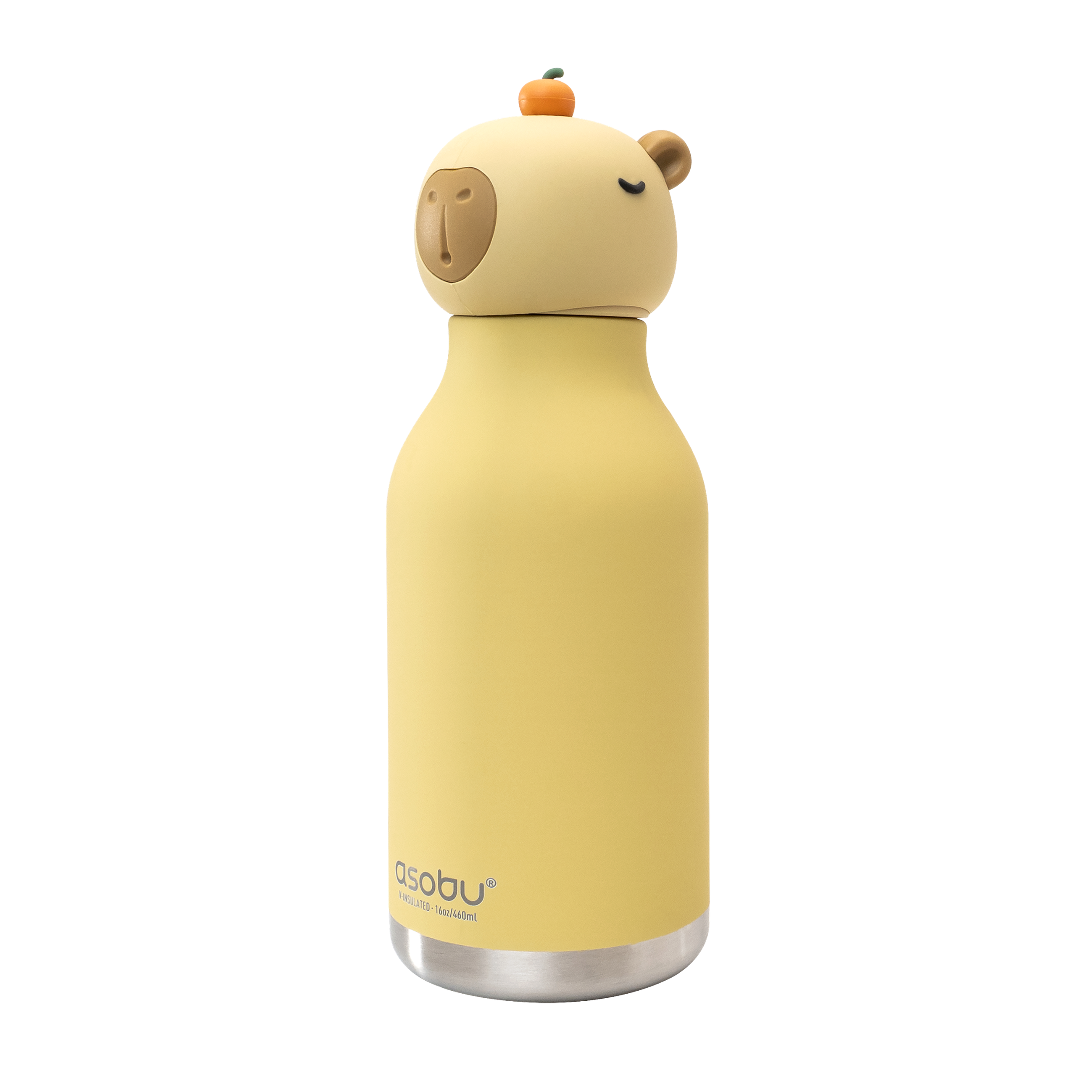asobu-bestie-isolier-trinkflasche-16oz-capybara image 1