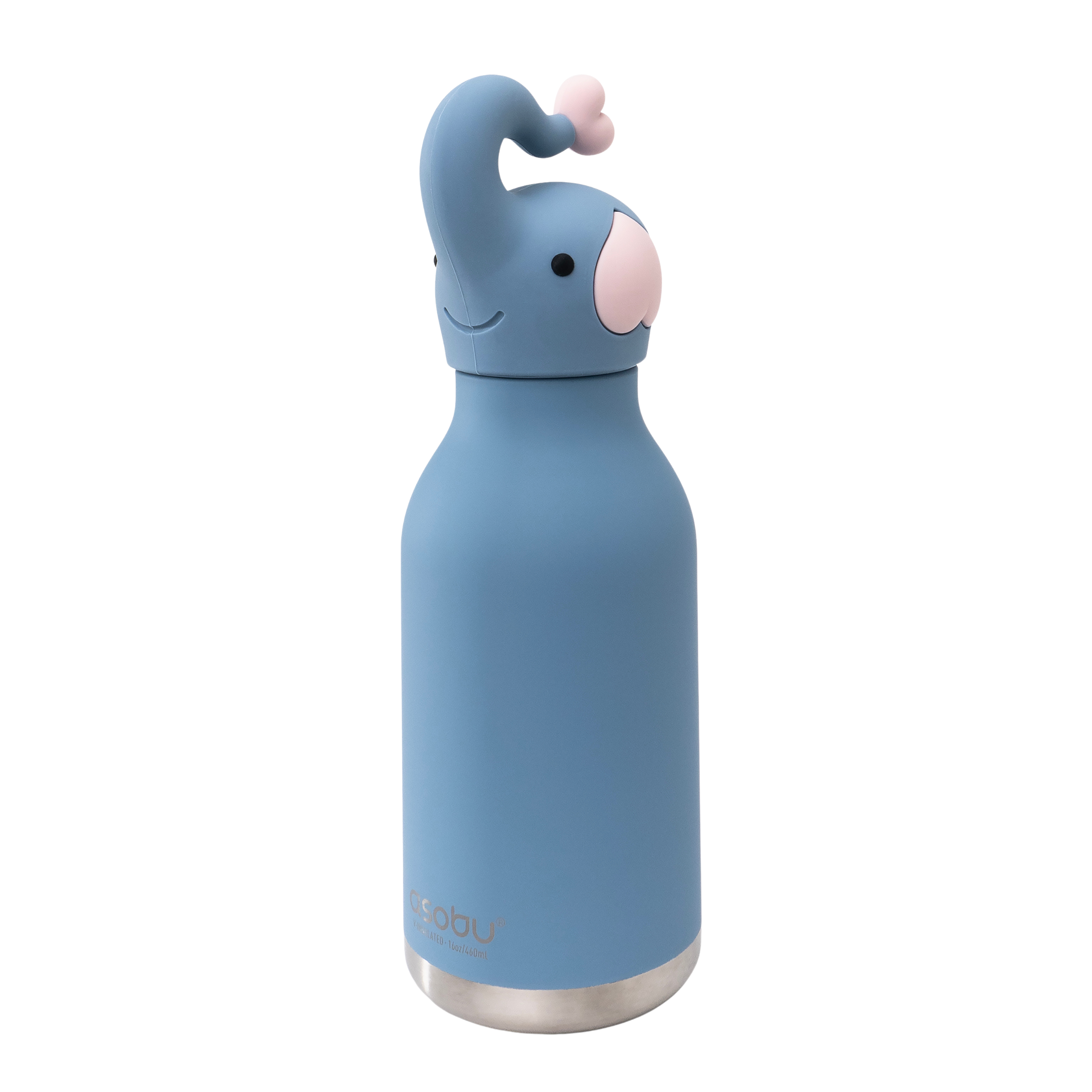 asobu-elephant-bestie-bottle-kinder-trinkflasche-16oz-470-ml-elephant image 1