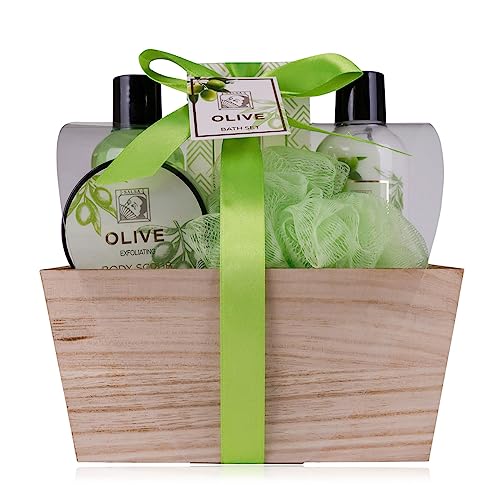 accentra-duschset-olive-geschenkset-5-teilig-in-holzbox image 8