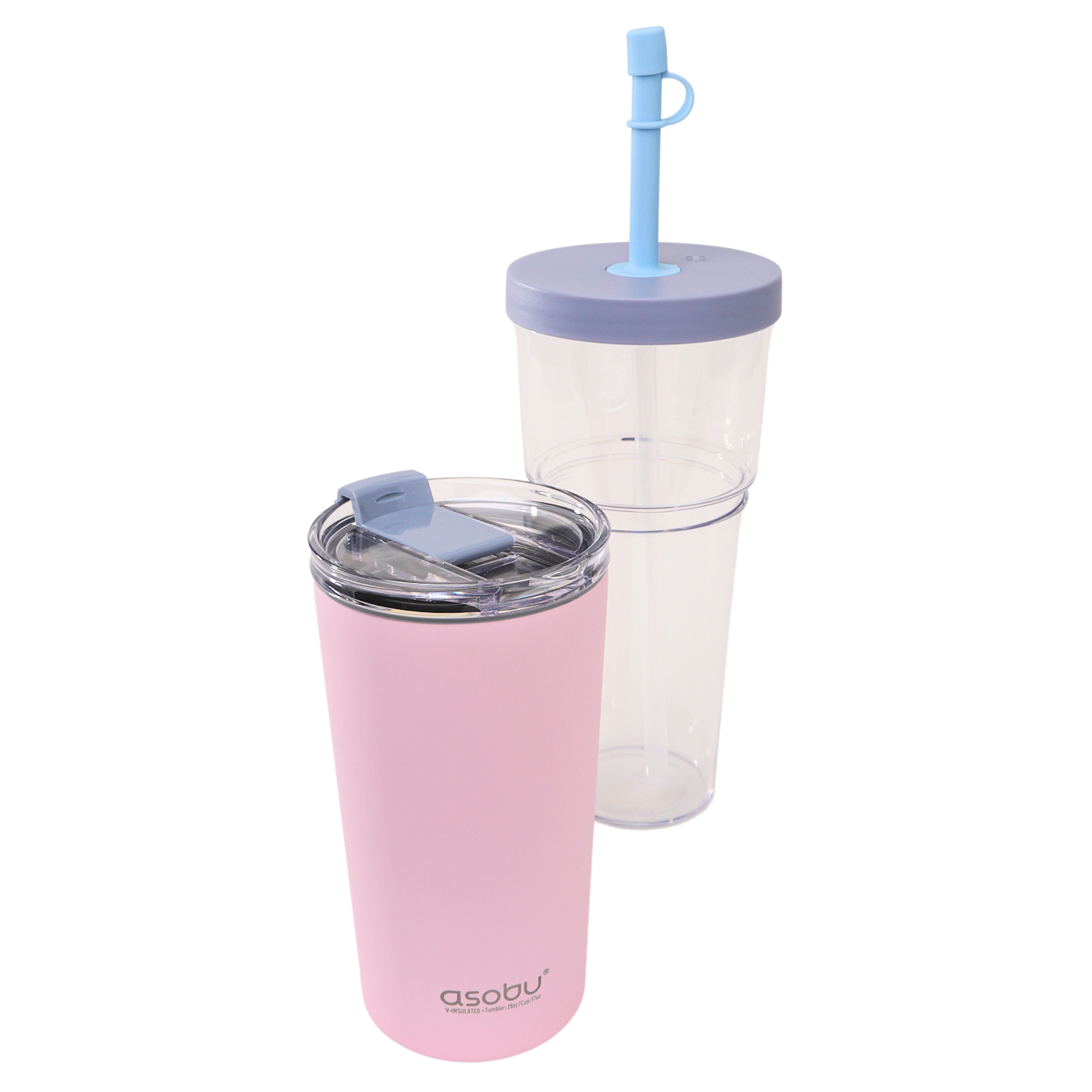 asobu-marina-2-in-1-tumbler-pastel-pink-500-ml-mit-strohhalm image 2
