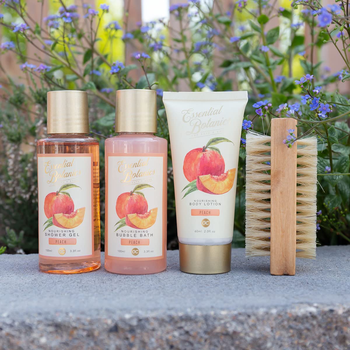 accentra-essential-botanics-fruits-badeset-pfirsich-mit-duschgel-schaumbad-bodyl image 3