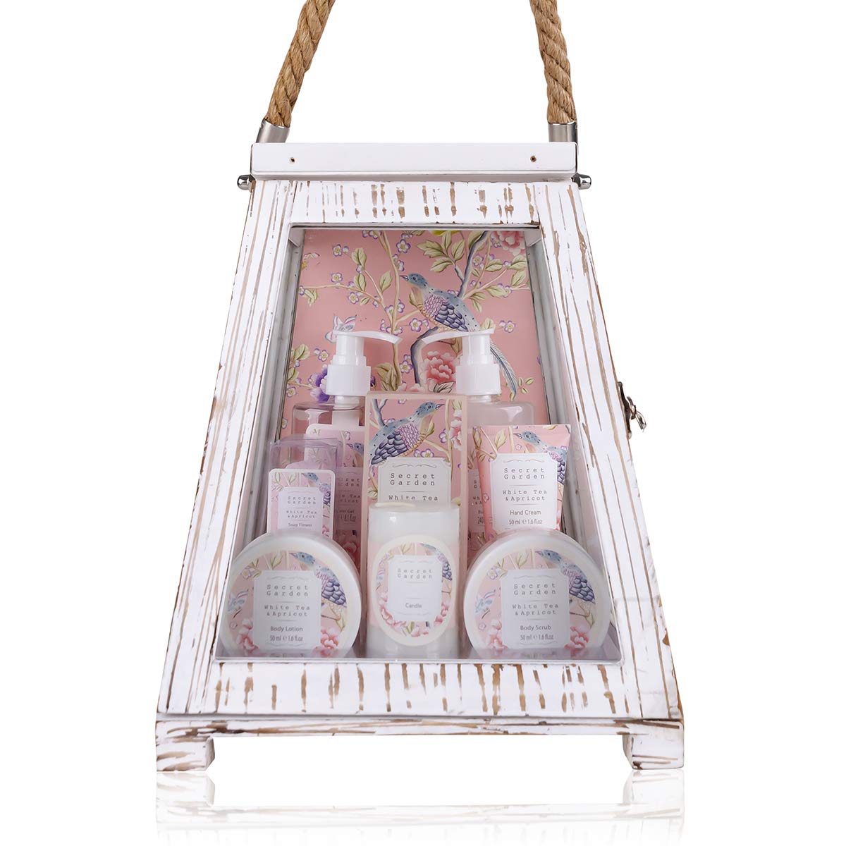 accentra-secret-garden-geschenkset-in-holzlaterne-white-tea-apricot image 1