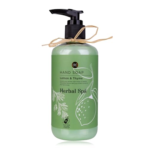 accentra-seifenspender-herbal-spa-290ml-lemon-thyme-pumpspender-gr-n image 2