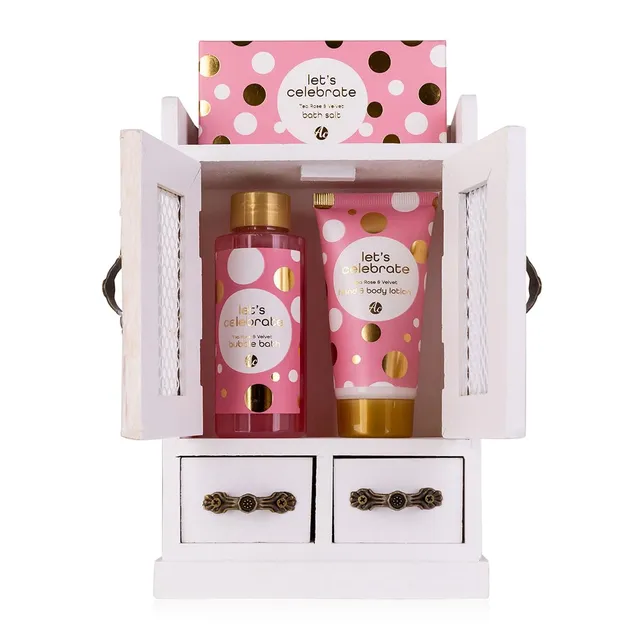 accentra-let-s-celebrate-beauty-geschenkset-frauen-holzschrank-tea-rose image 1