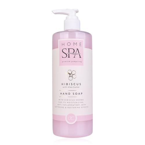 accentra-home-spa-seifenspender-plastik-490-ml-duft-hibiscus image 3