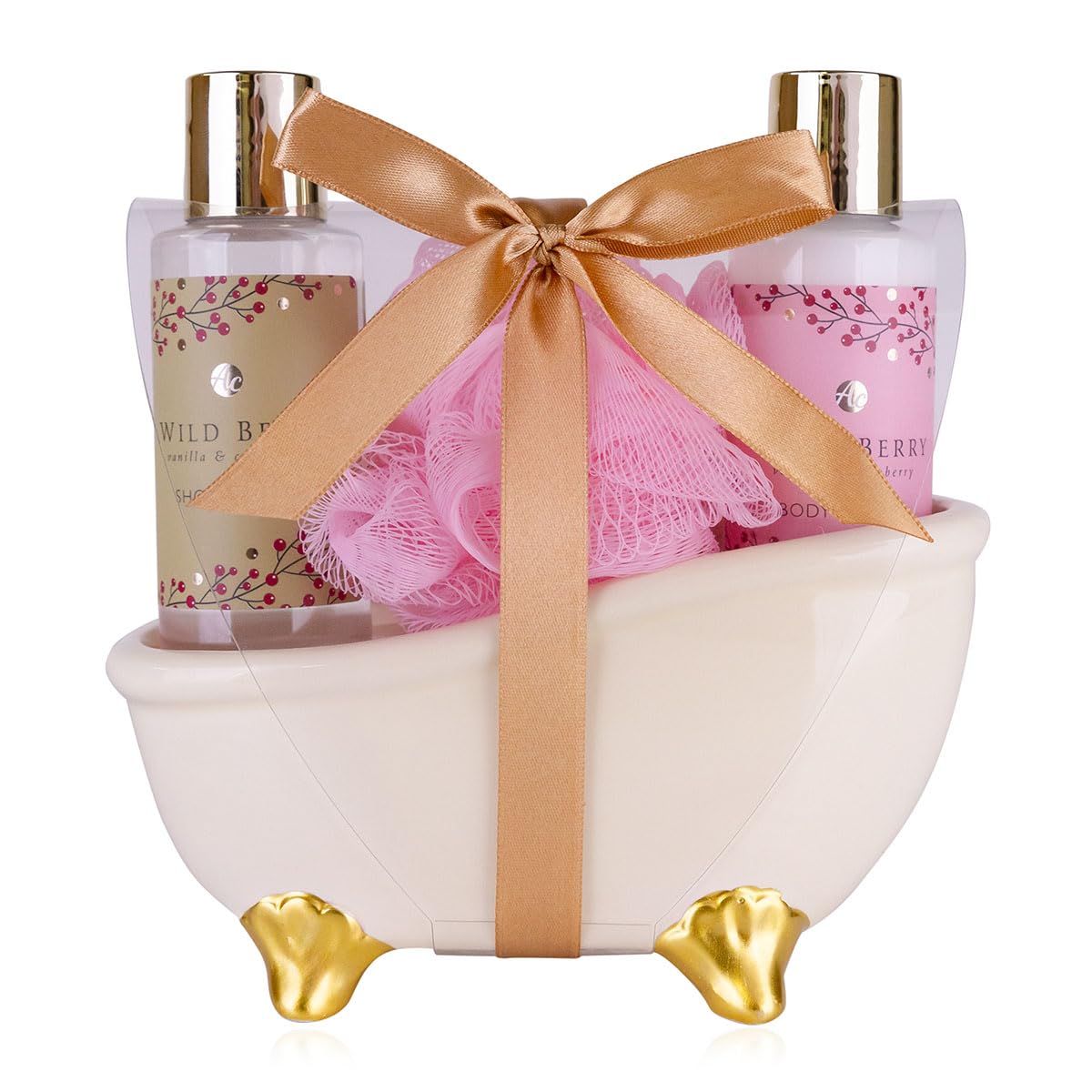 accentra-badeset-wild-berry-in-keramikbadewanne-geschenkset-mit-100-ml-duschgel- image 1