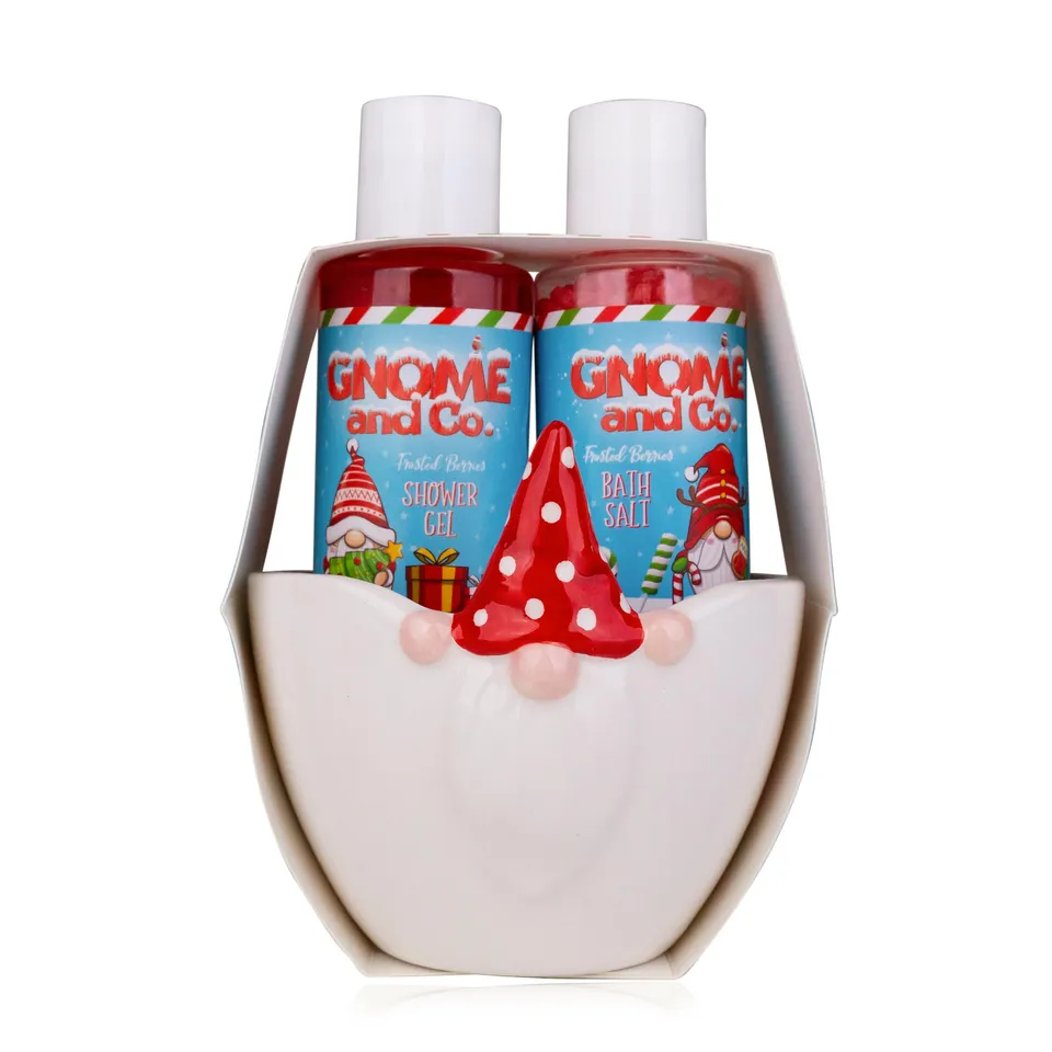 accentra-badeset-gnome-co-in-keramikschale-3-teilig-mit-duschgel-100-ml-und-bade image 1