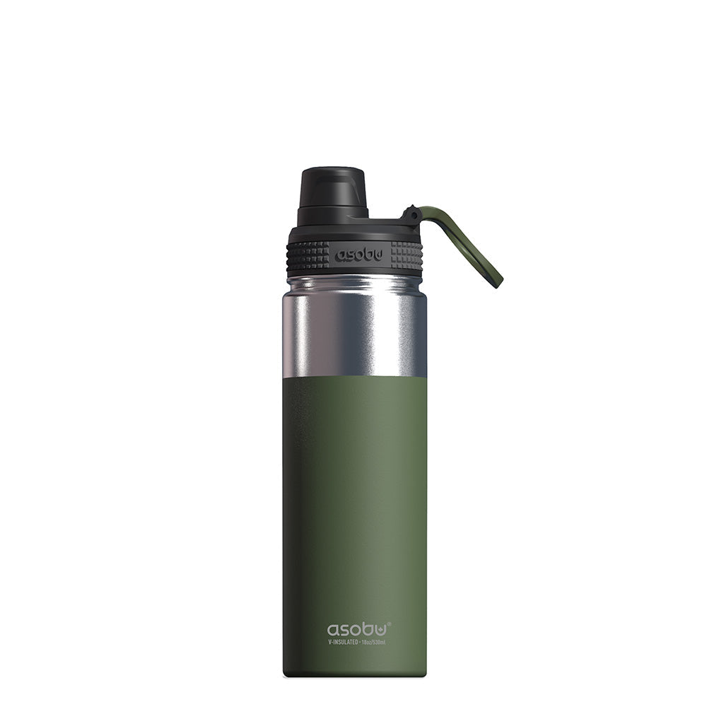 asobu-alpine-flask-green-18oz image 1