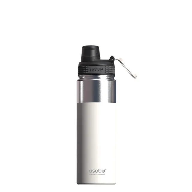 asobu-alpine-flask-white-18-oz-isolierflasche image 1