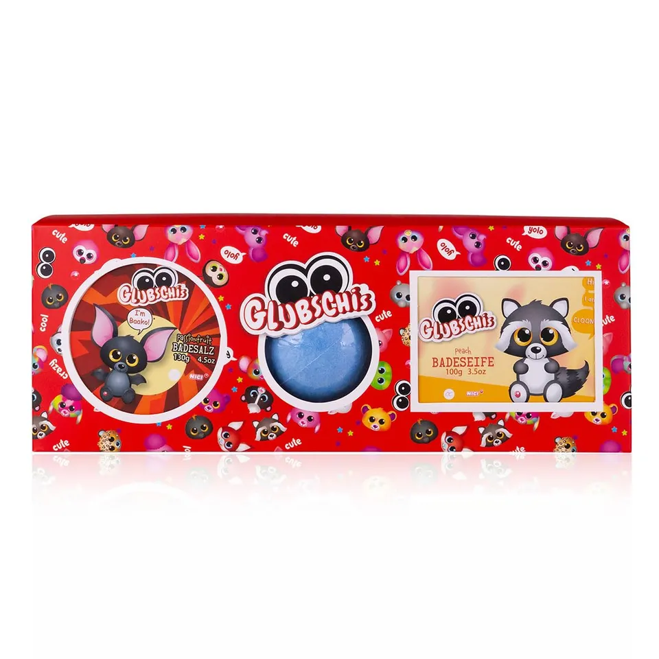 accentra-badeset-glubschis-baako-clooney-3-teilig-kinder-badesalz-seife-bombe image 1