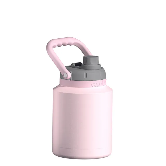 asobu-pink-mini-jug-isolierte-trinkflasche-mit-strohhalm image 1