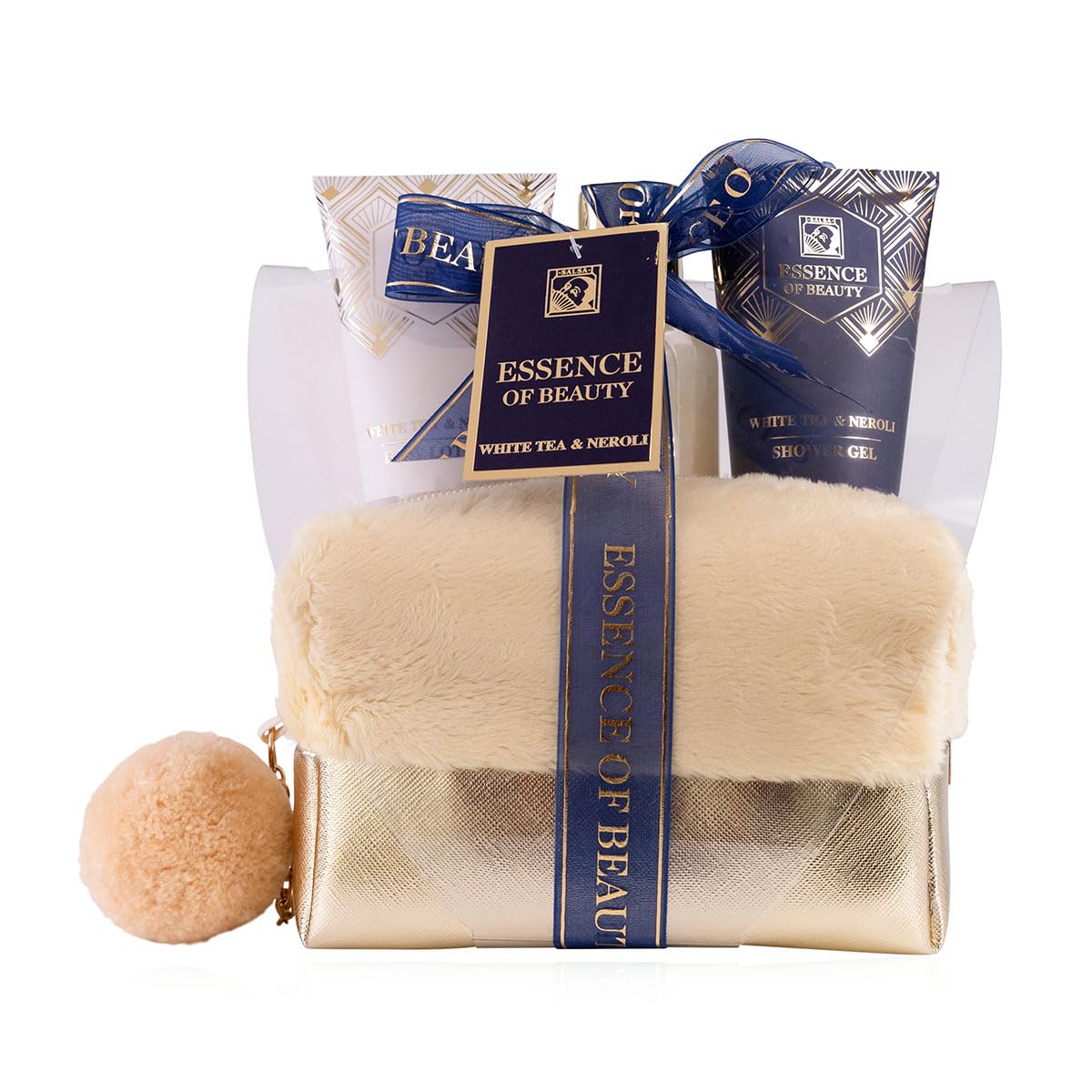 accentra-salsa-essence-of-beauty-duschset-4-teilig-white-tea-neroli-in-goldener- image 1