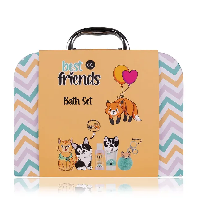 accentra-best-friends-bade-und-dusch-set-erdbeere-vanille-im-papierkoffer image 1