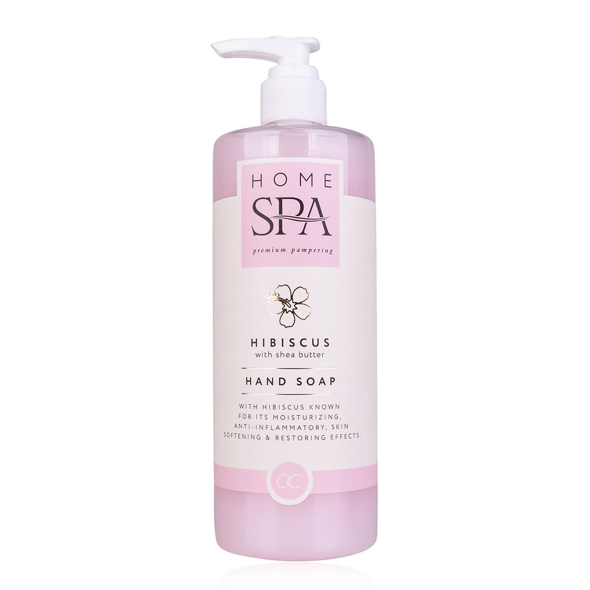 accentra-home-spa-seifenspender-plastik-490-ml-duft-hibiscus image 1