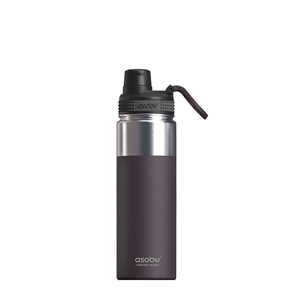 asobu-alpine-flask-burgundy-isolierte-sportflasche-18oz-mit-griff image 1