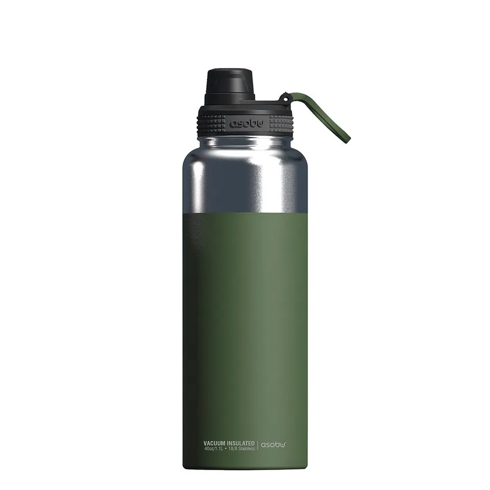 asobu-mighty-flask-isolierflasche-1-18l-40oz-green image 1