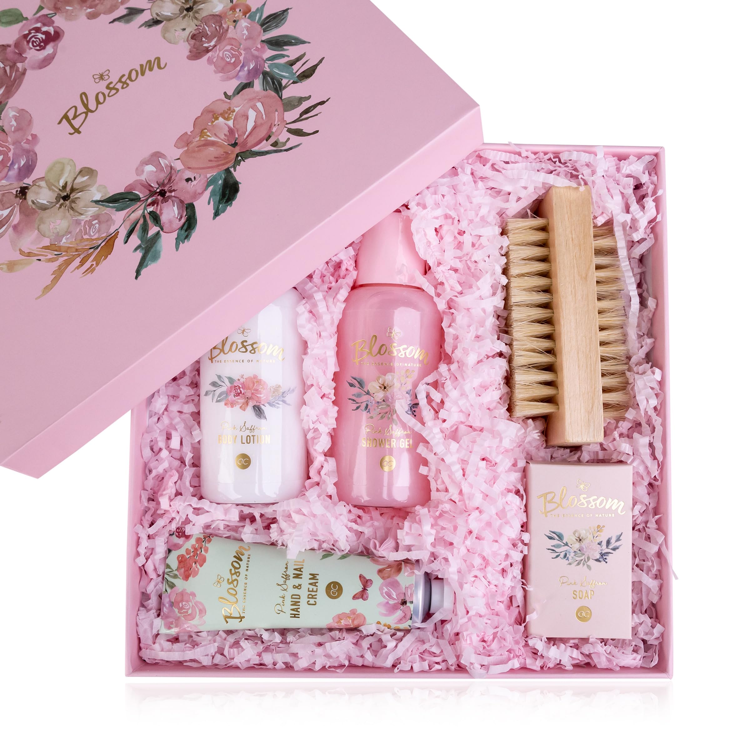 accentra-geschenkset-blossom-5-teilig-pink-saffron-wellness-badeset-f-r-frauen image 3