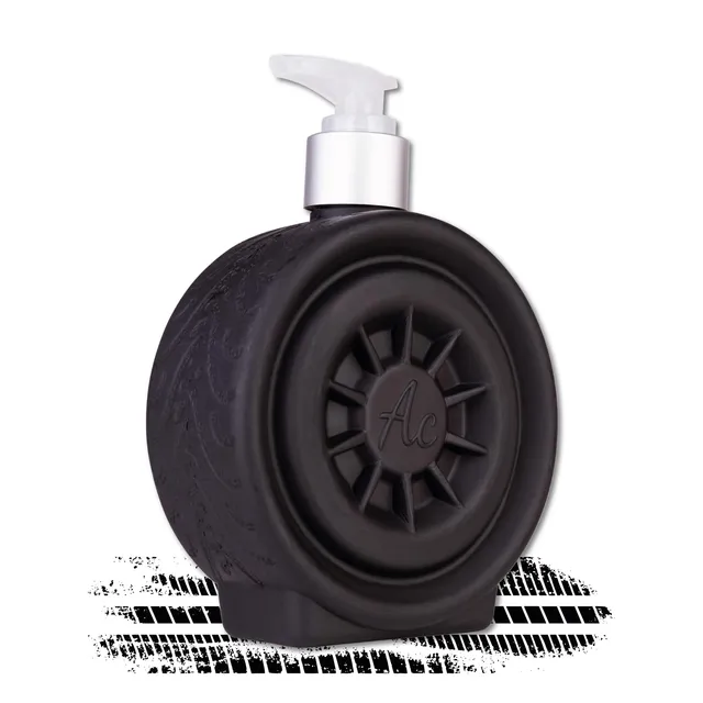 accentra-wheel-seifenspender-reifen-design-320ml-sandalwood-musk image 1