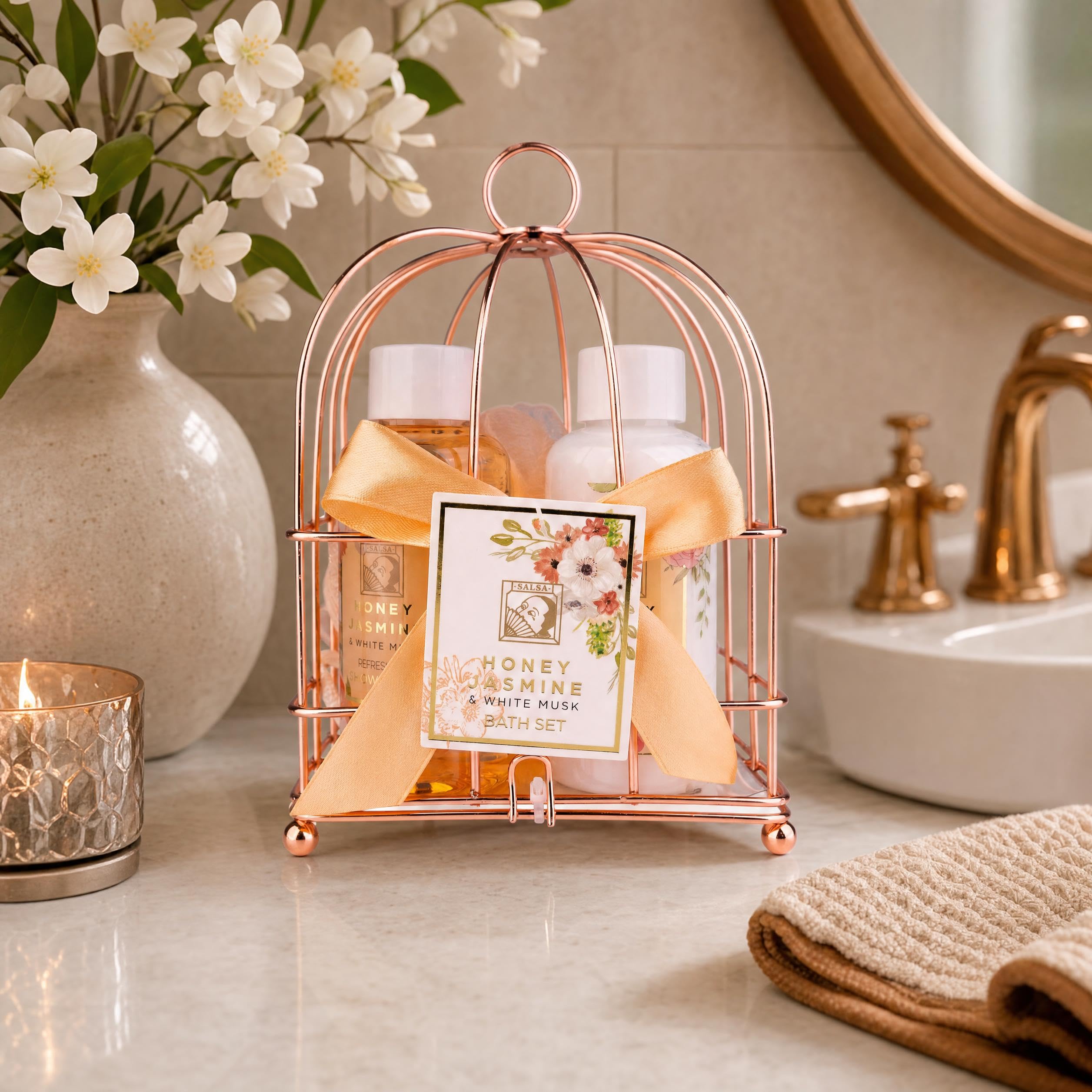 accentra-badeset-honey-jasmine-3-teilig-im-drahtkorb-apricot-wei-gold image 5