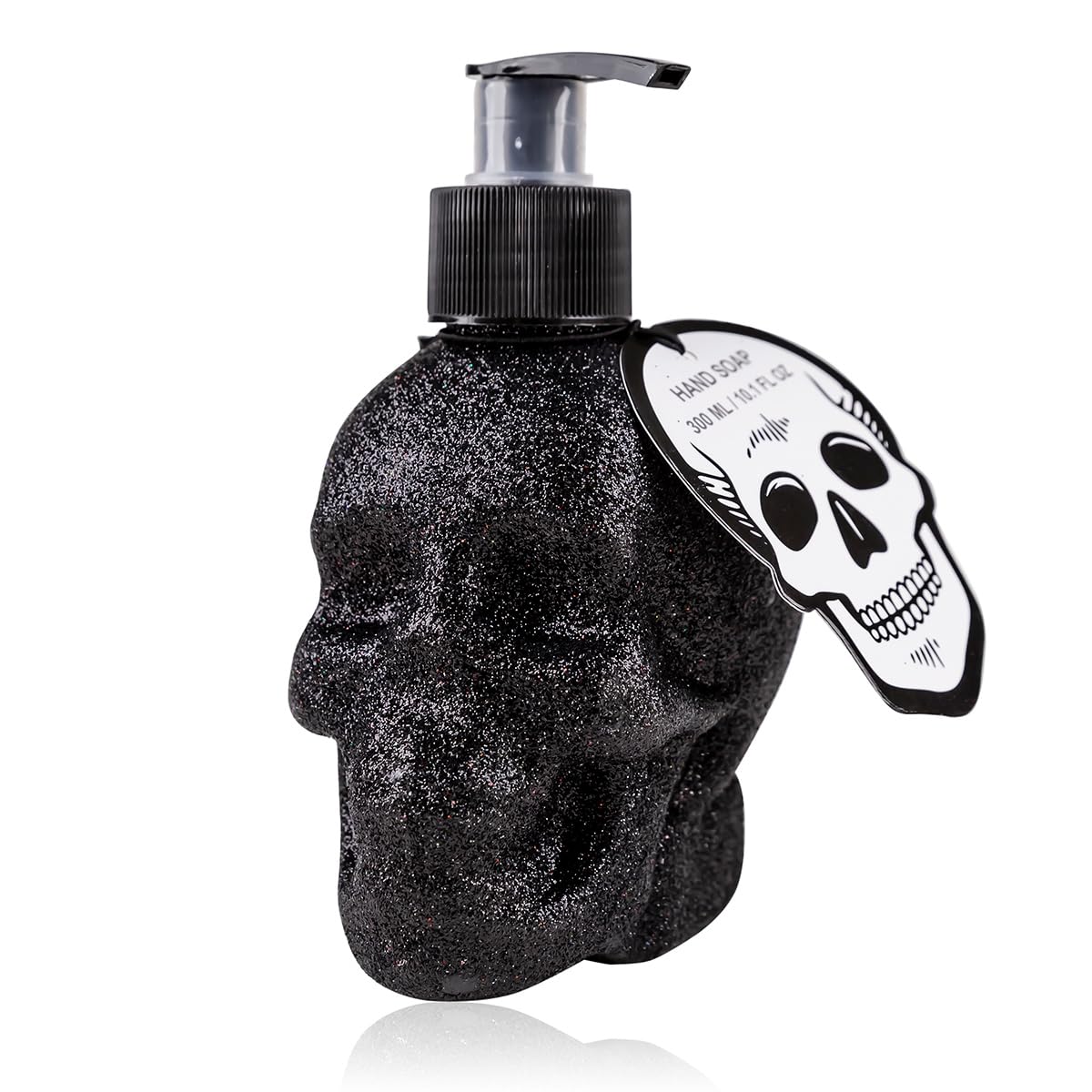 accentra-rockstar-seifenspender-totenkopf-schwarz-300-ml-kirsche image 3