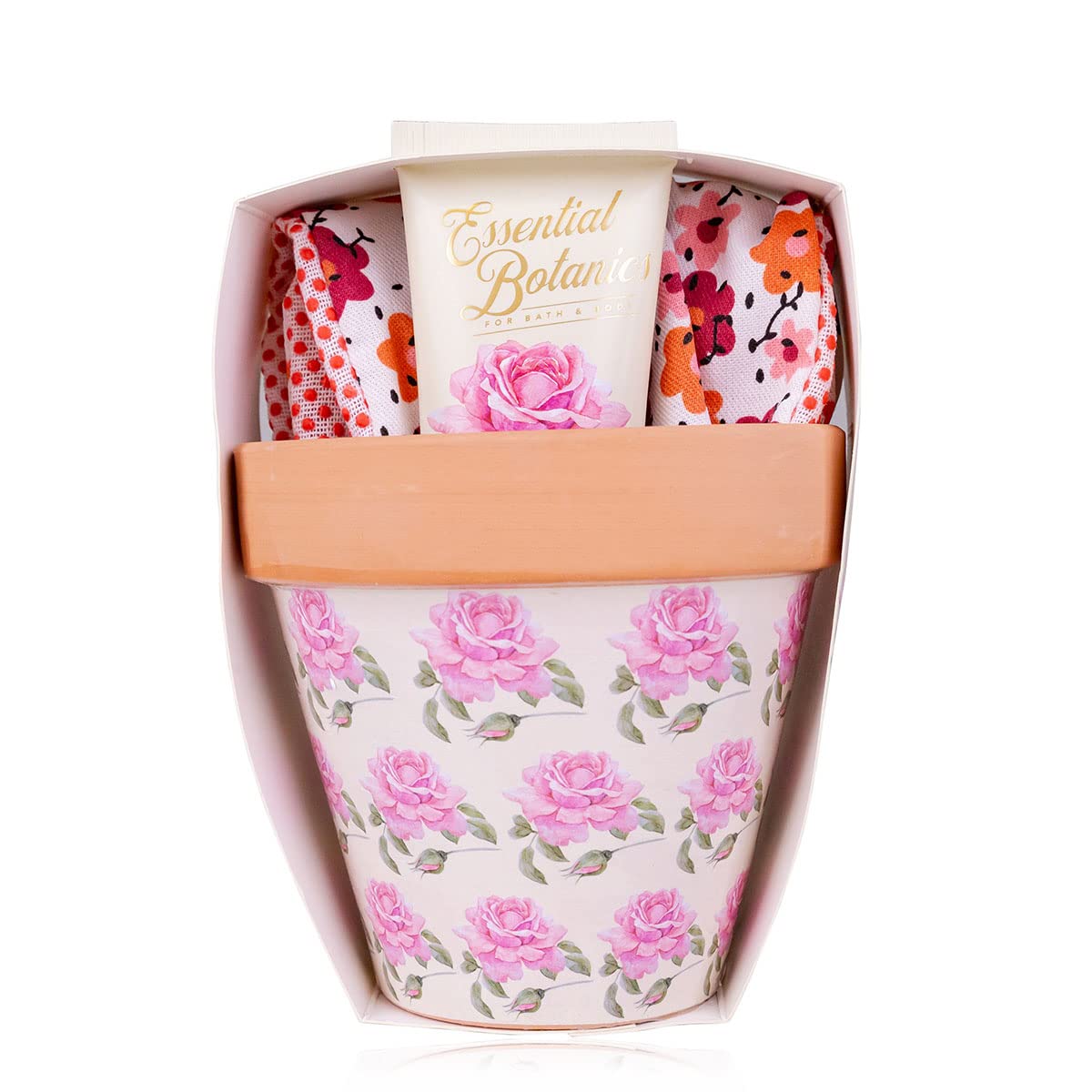 accentra-essential-botanics-handpflegeset-im-blumentopf-handcreme-rosen-duft-60m image 1