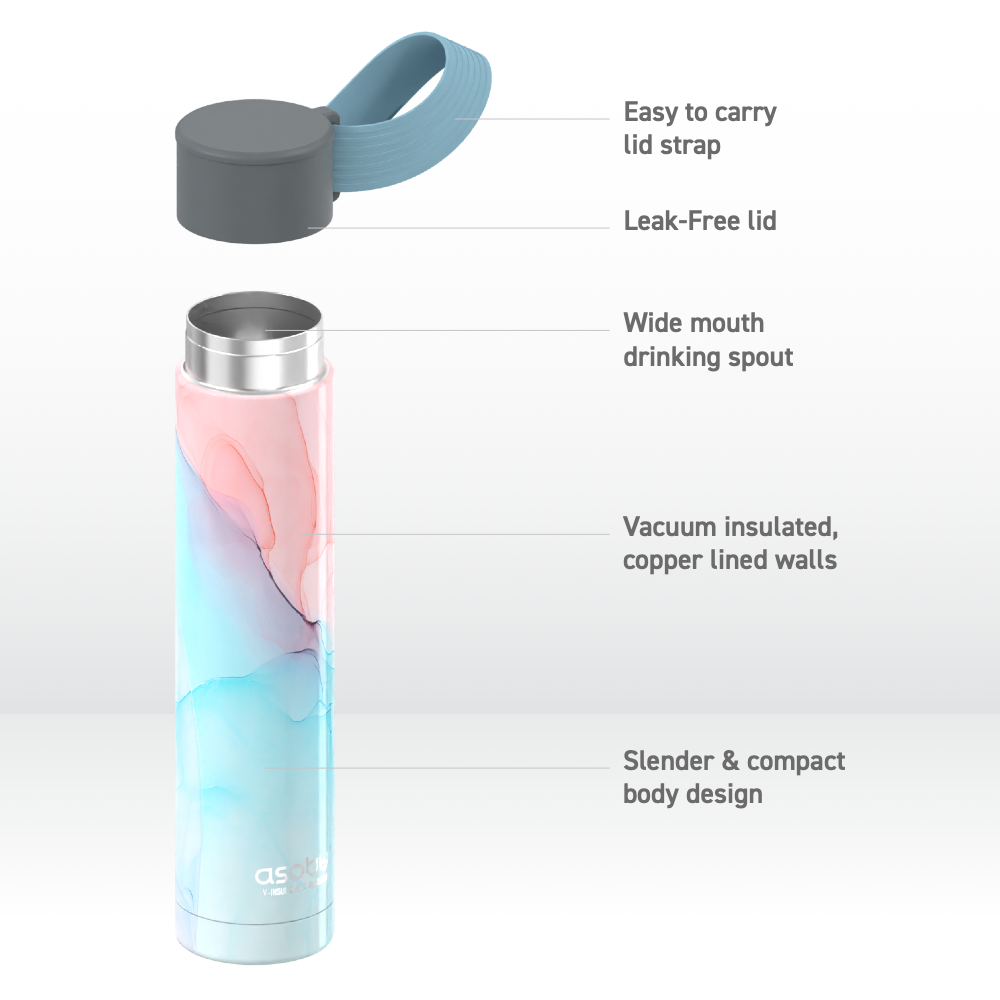asobu-skinny-mini-flask-8oz-aqua-marble image 5